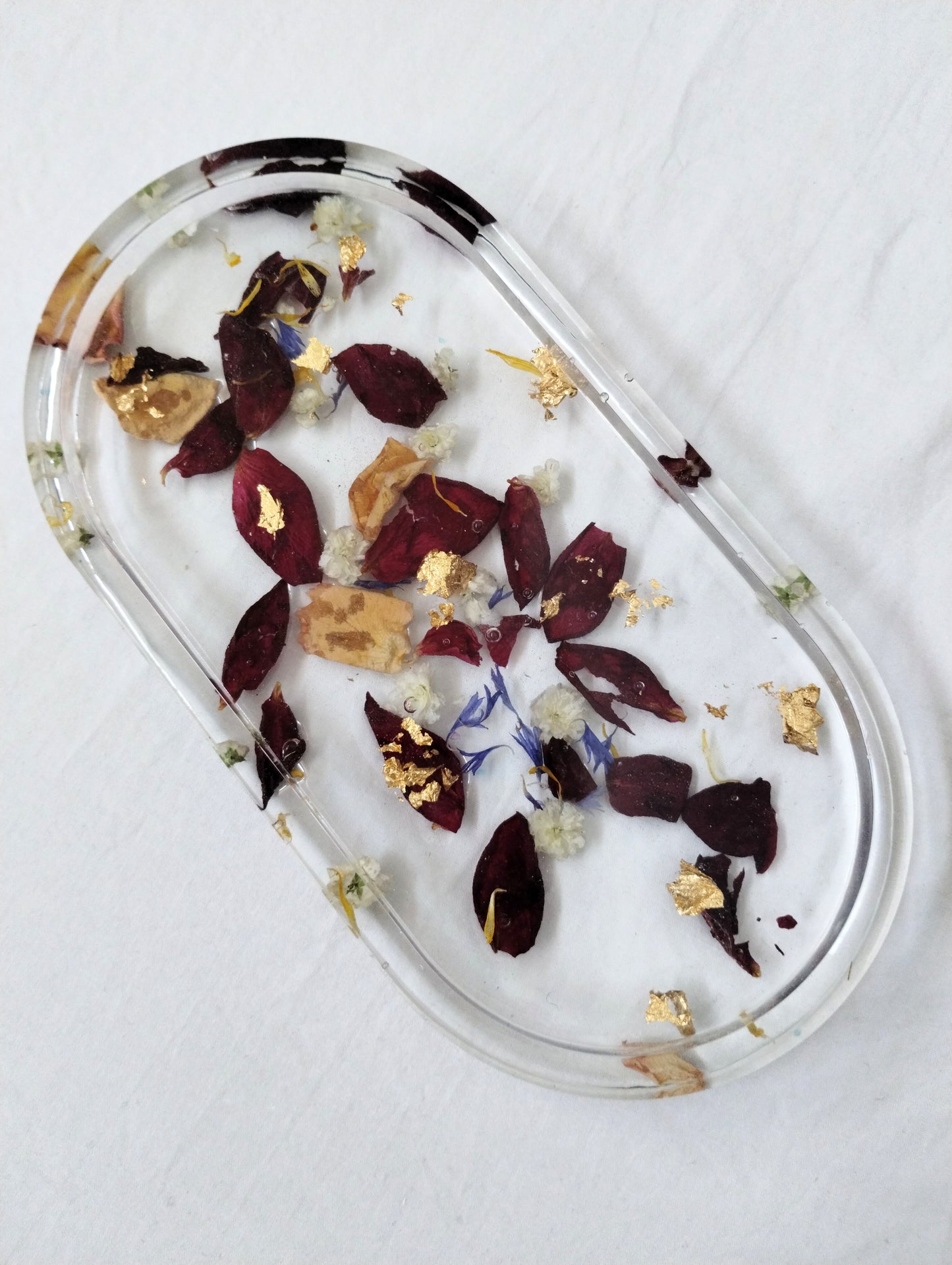 Botanical Oval Trinket Tray