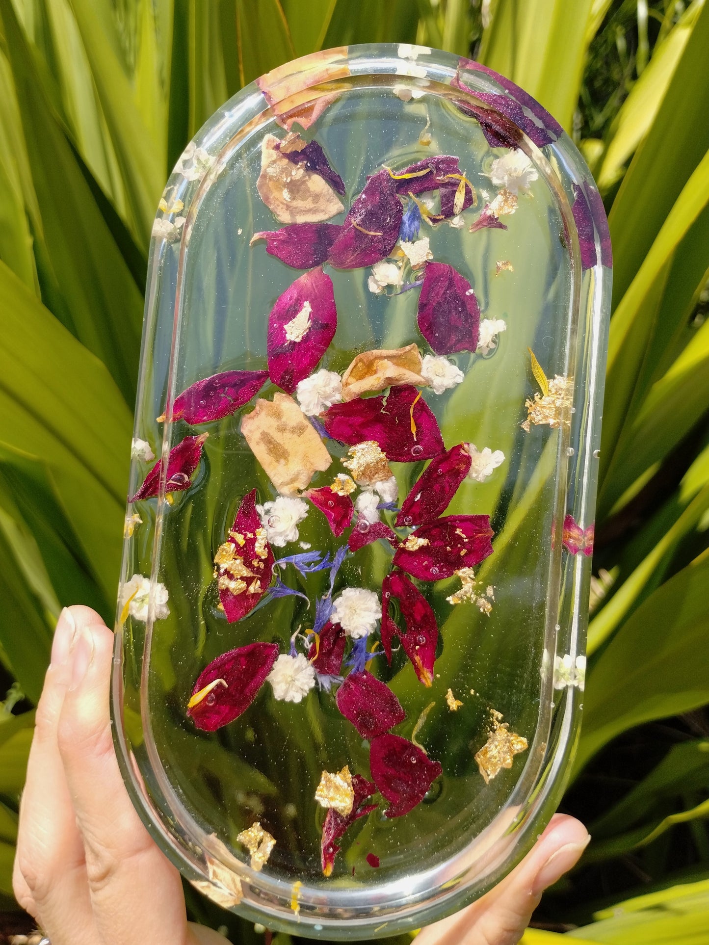 Botanical Oval Trinket Tray