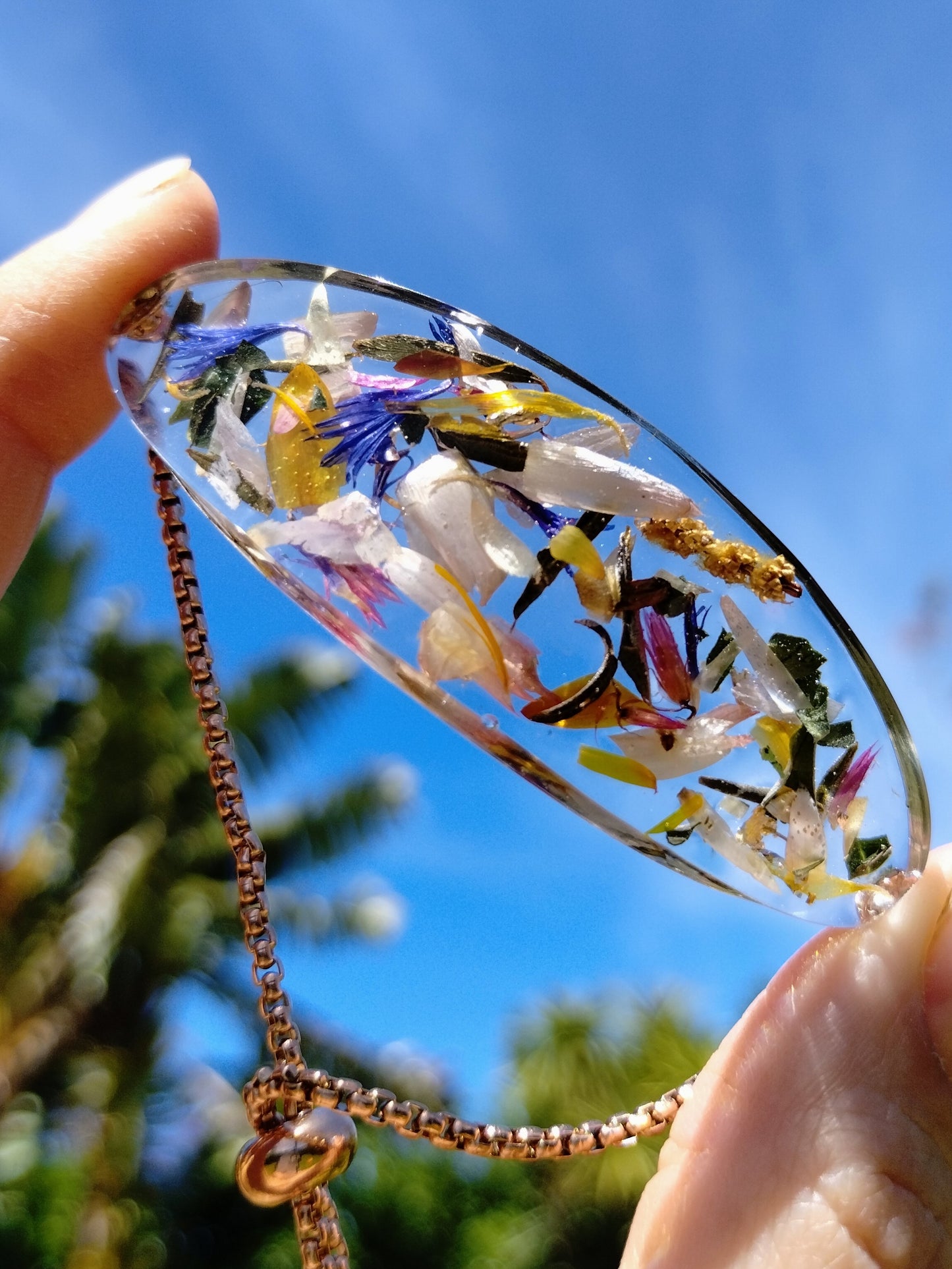 Botanical Adjustable Slider Bracelet