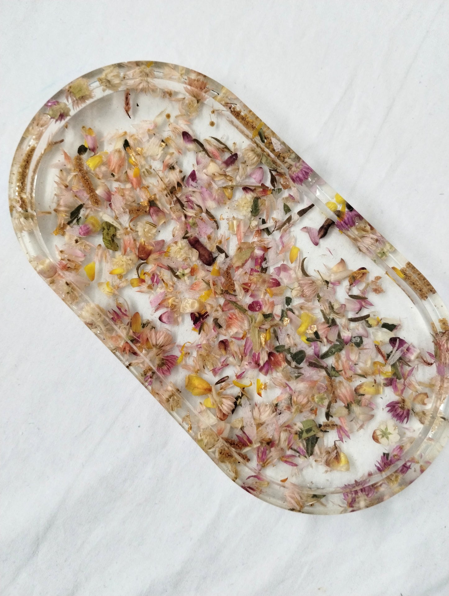 Botanical Oval Trinket Tray