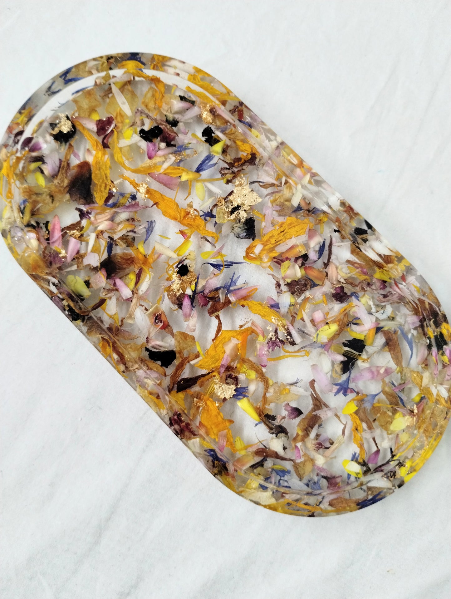 Botanical Oval Trinket Tray