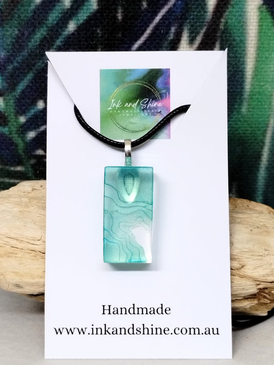 Small Island Pendant Necklace