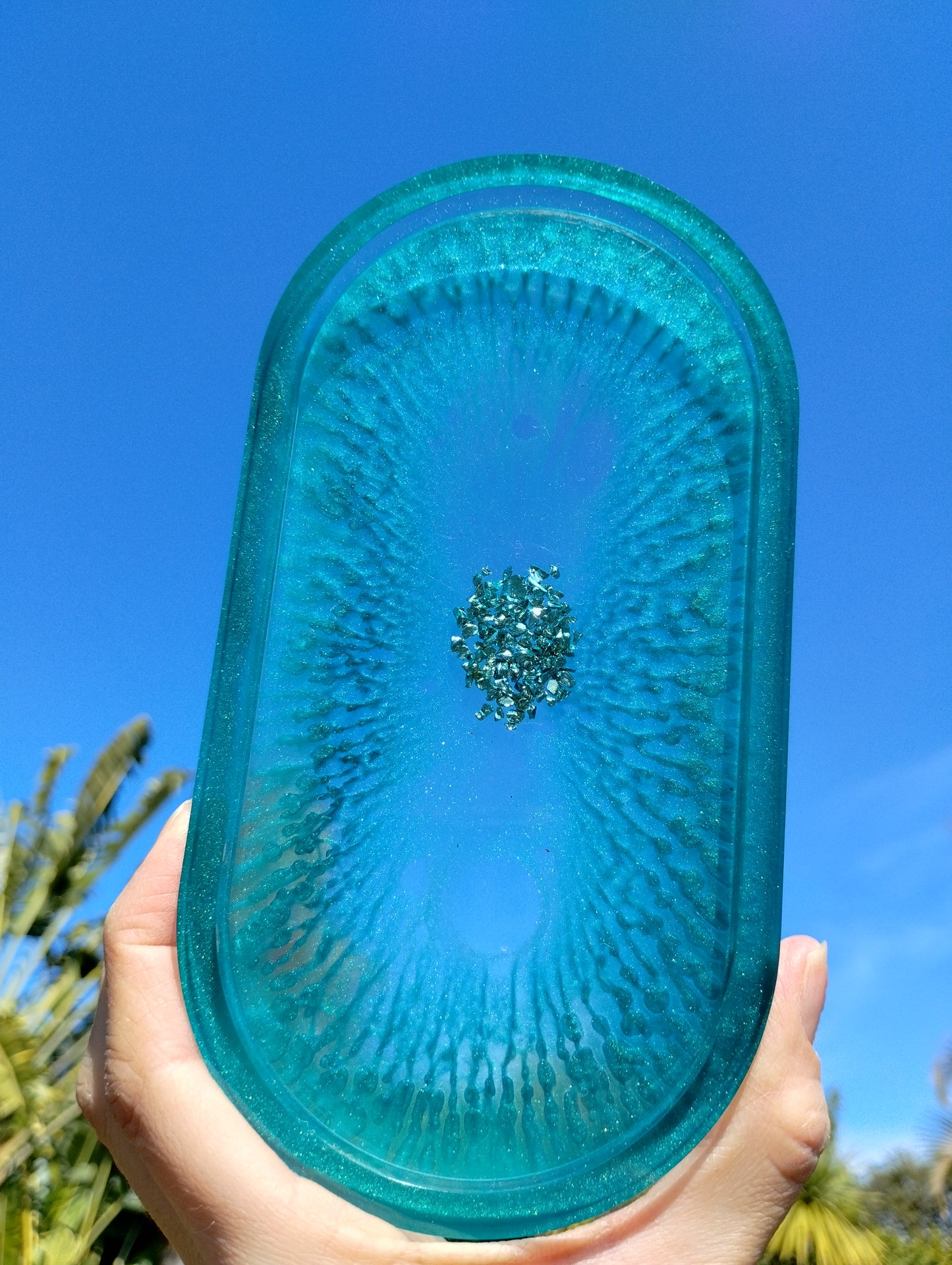 Ink Oval Trinket Tray