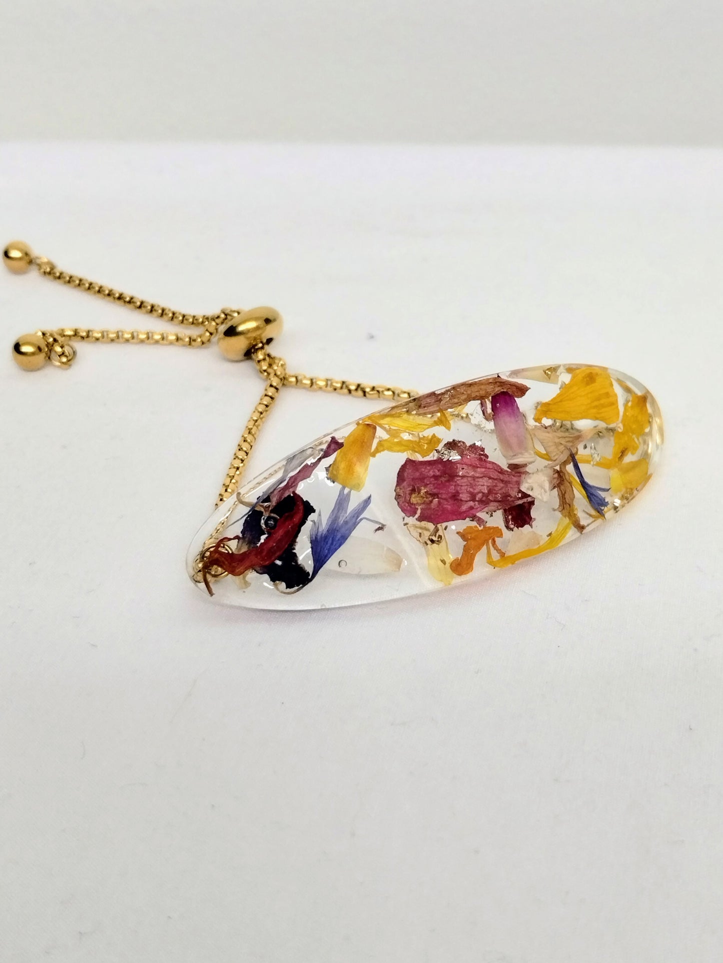 Botanical Adjustable Slider Bracelet