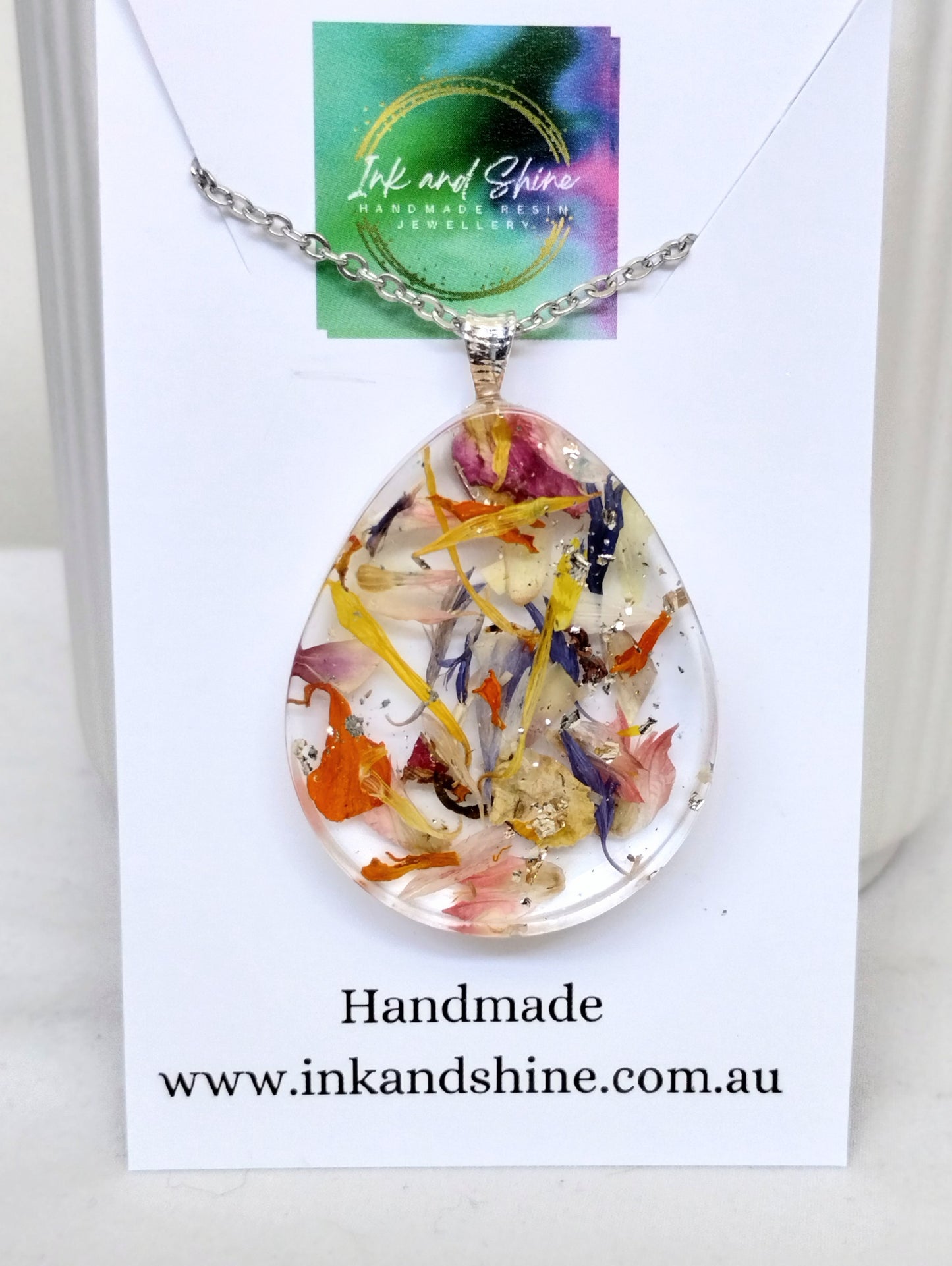 Botanical Egg Pendant Necklace