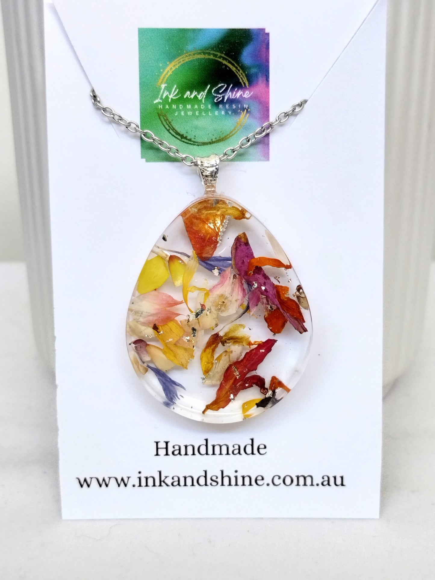 Botanical Egg Pendant Necklace