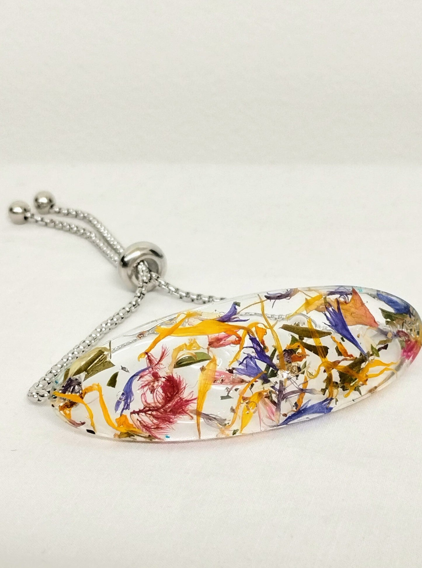 Botanical Adjustable Slider Bracelet