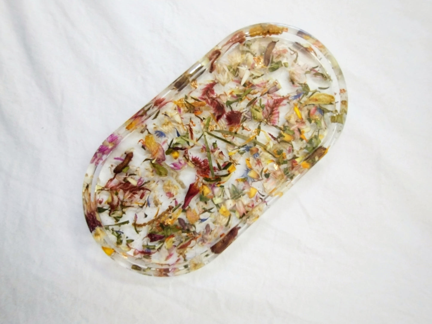 Botanical Oval Trinket Tray
