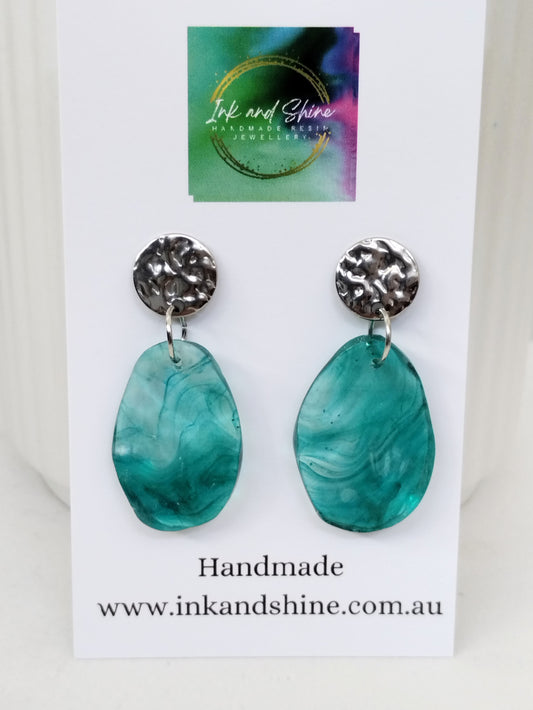 Stormy Sea Drop Earrings