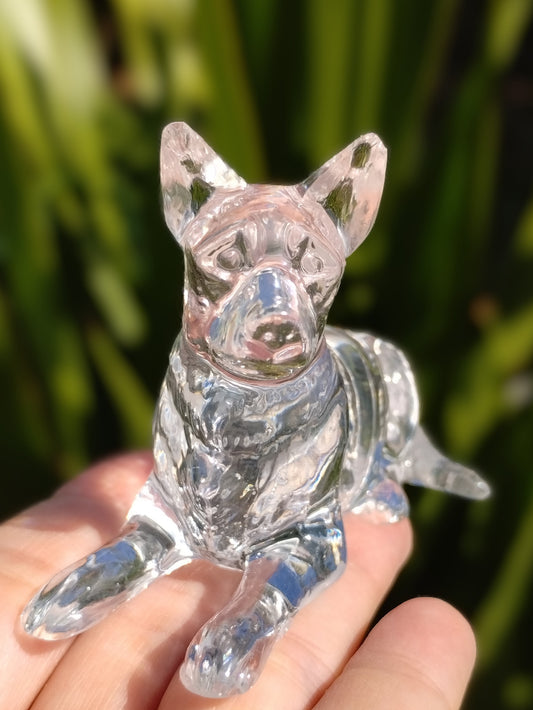 Custom Dog Memorial Keepsake Statue Pointy Ears
