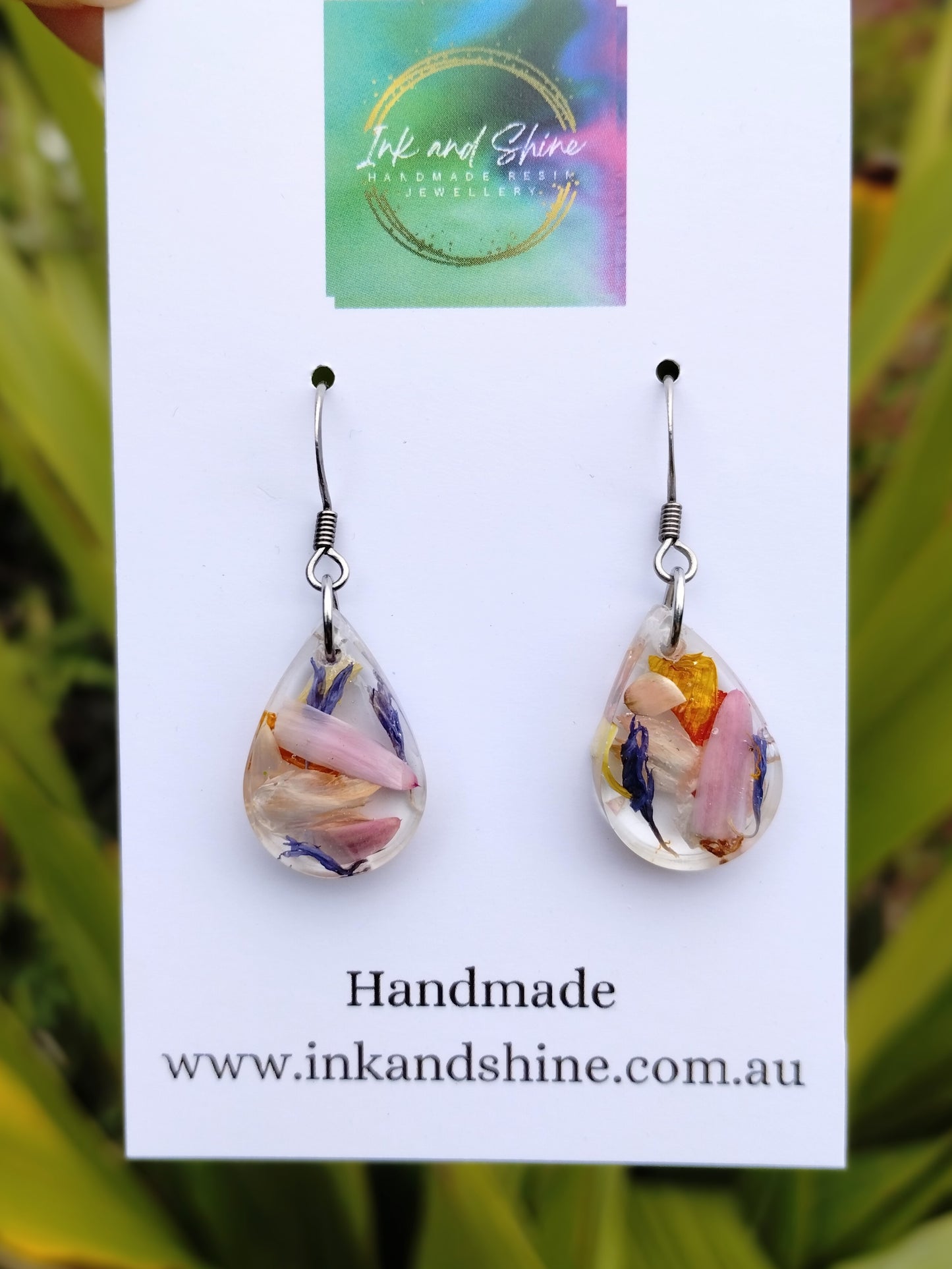 Botanical Dangle Earrings Small