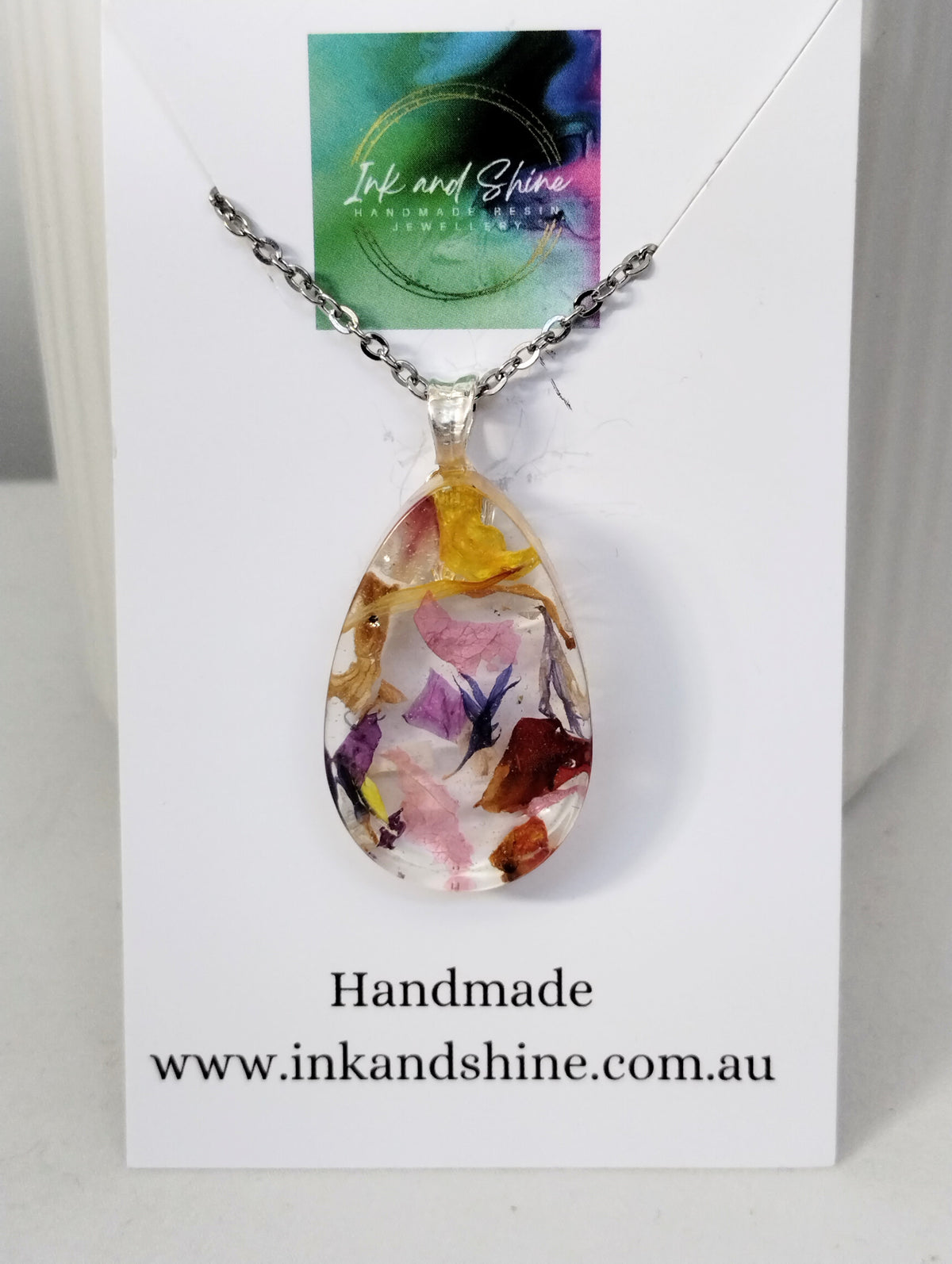 Botanical Egg Pendant Necklace