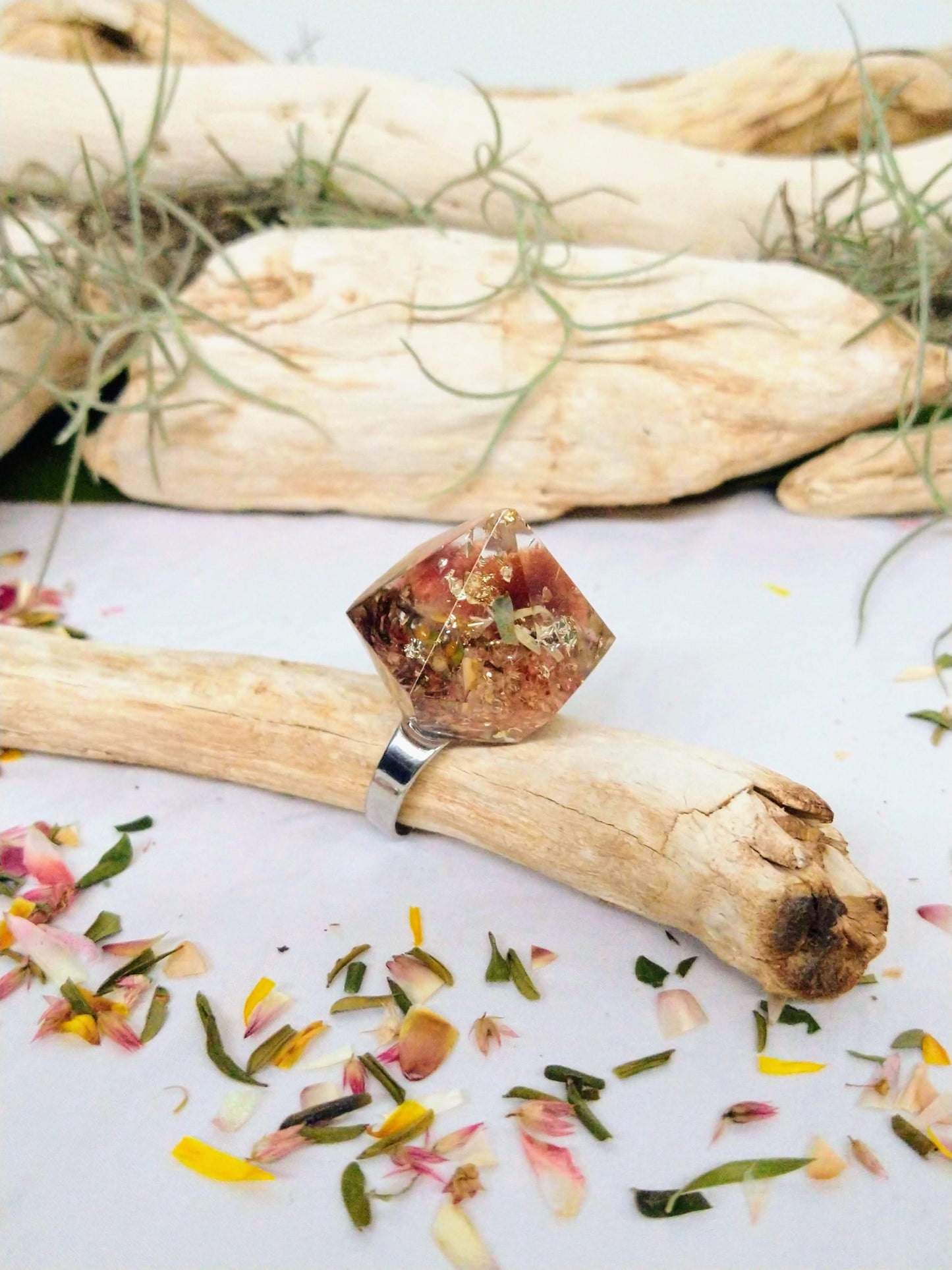 Botanical Statement Ring