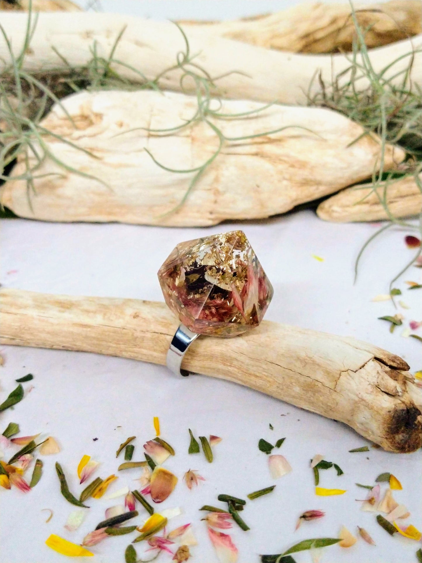 Botanical Statement Ring