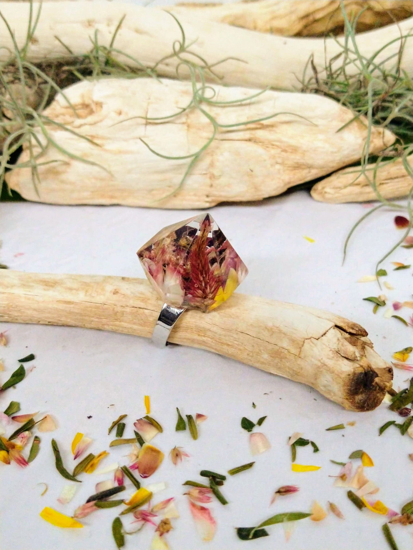 Botanical Statement Ring