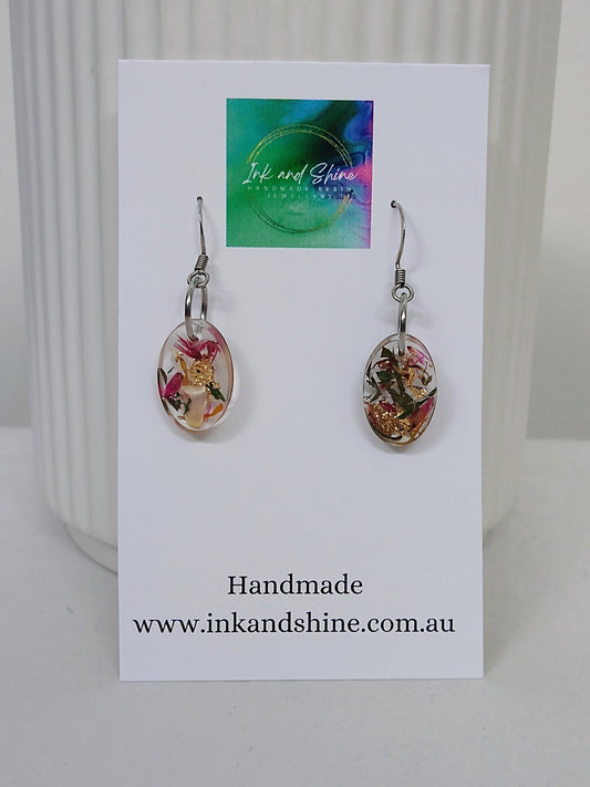 Botanical Dangle Earrings Small