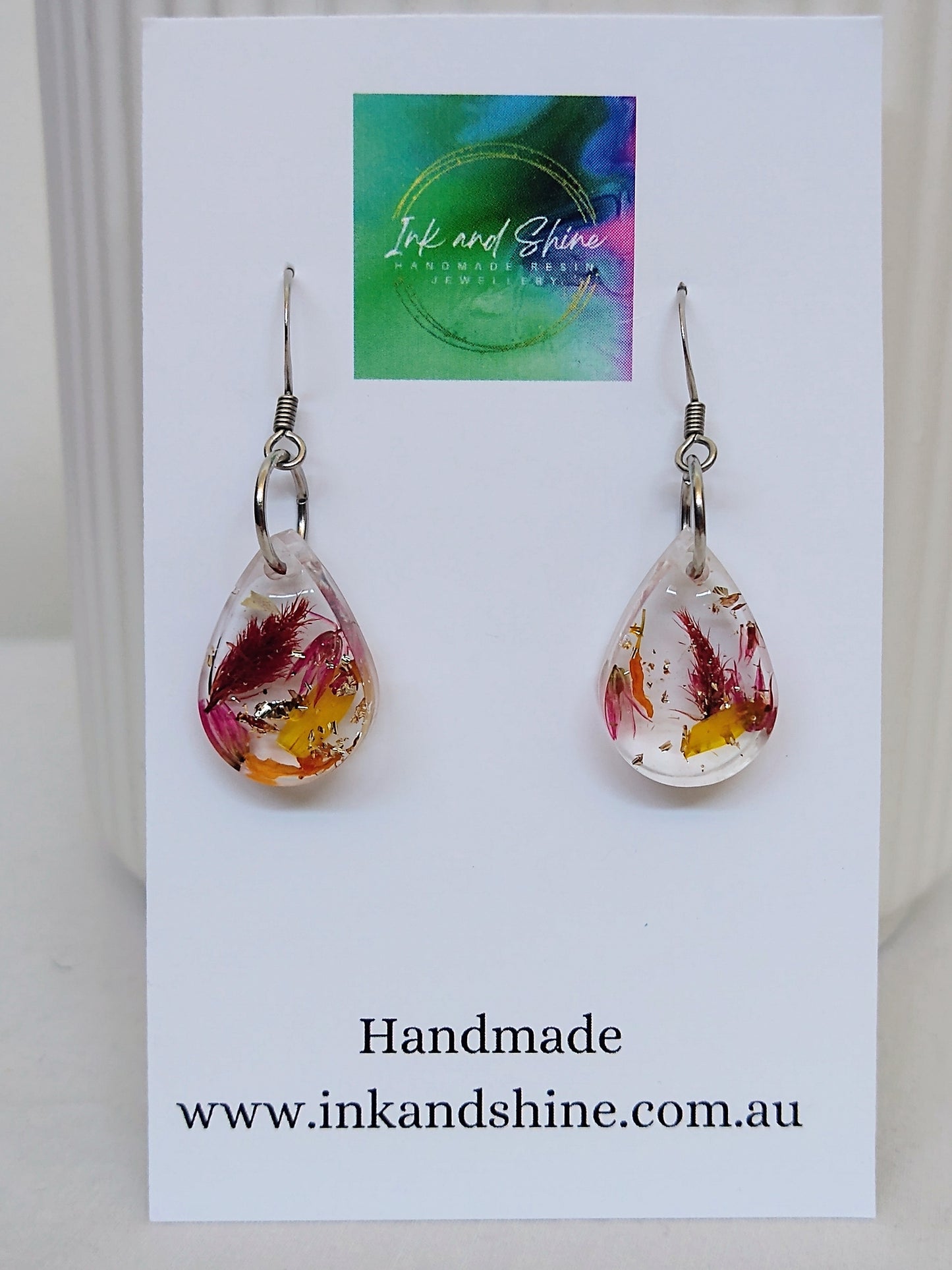 Botanical Dangle Earrings Small