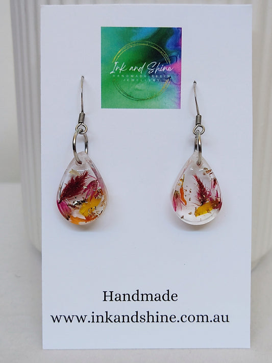 Botanical Dangle Earrings Small