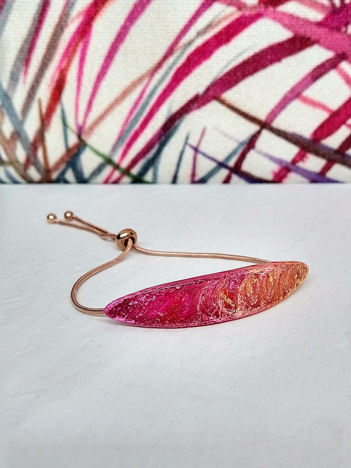 Ink Adjustable Slider Bracelet