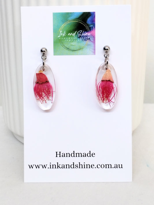 Eucalyptus Drop Earrings