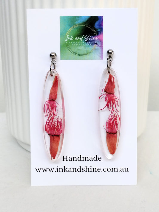 Eucalyptus Drop Earrings