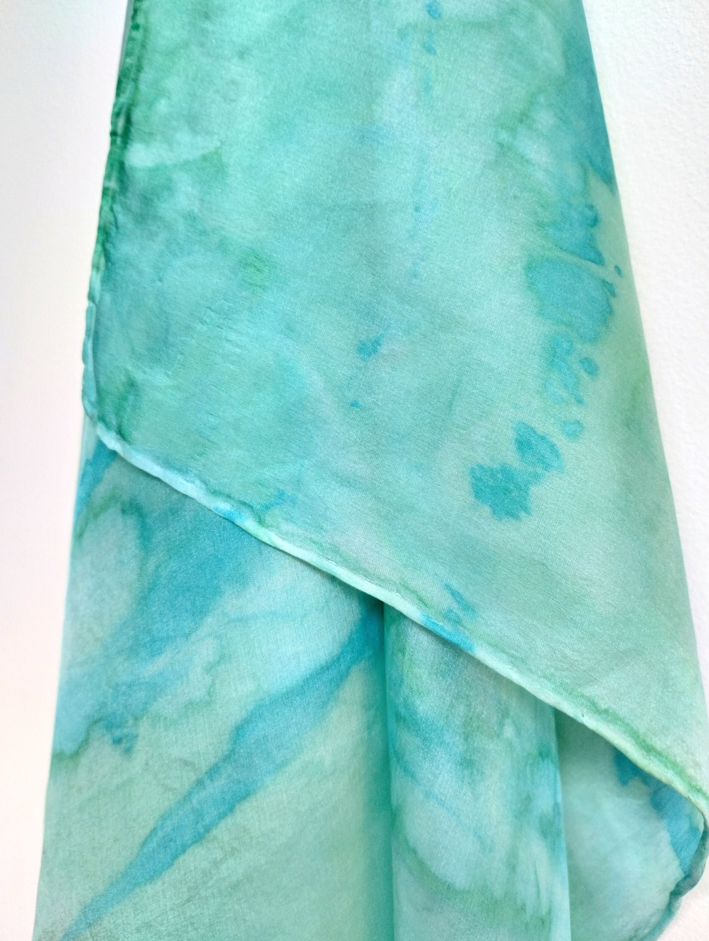 Ink Hand-dyed Silk Scarf