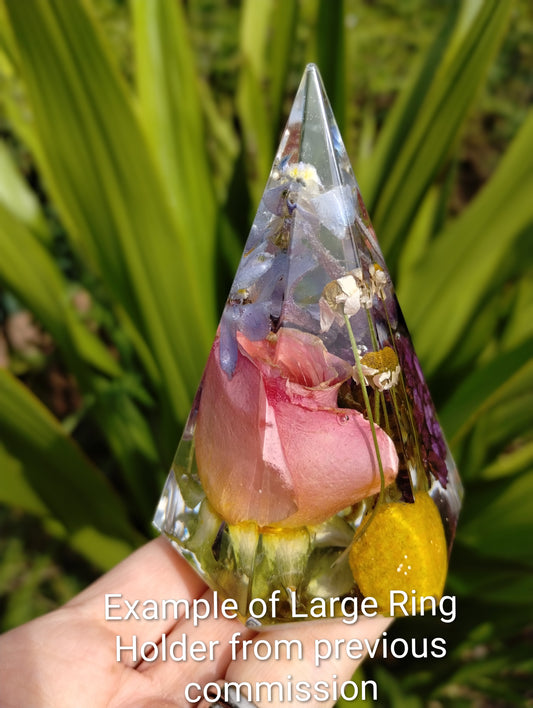 Example of Large Ring Holder from previous commission