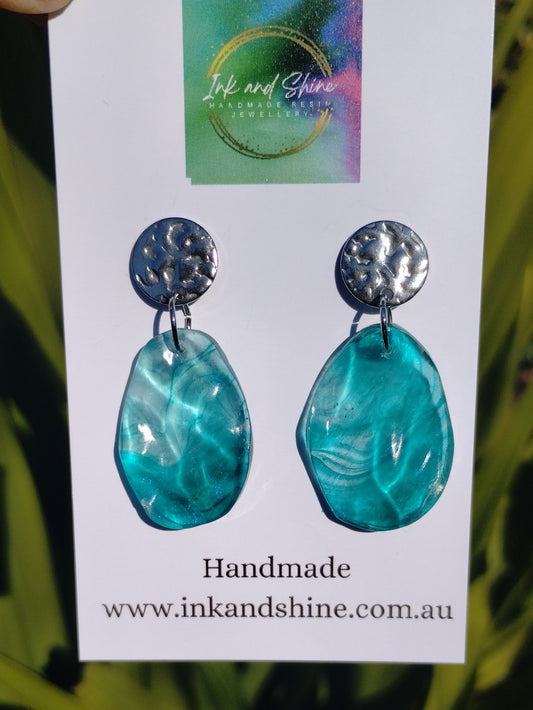 Stormy Sea Drop Earrings